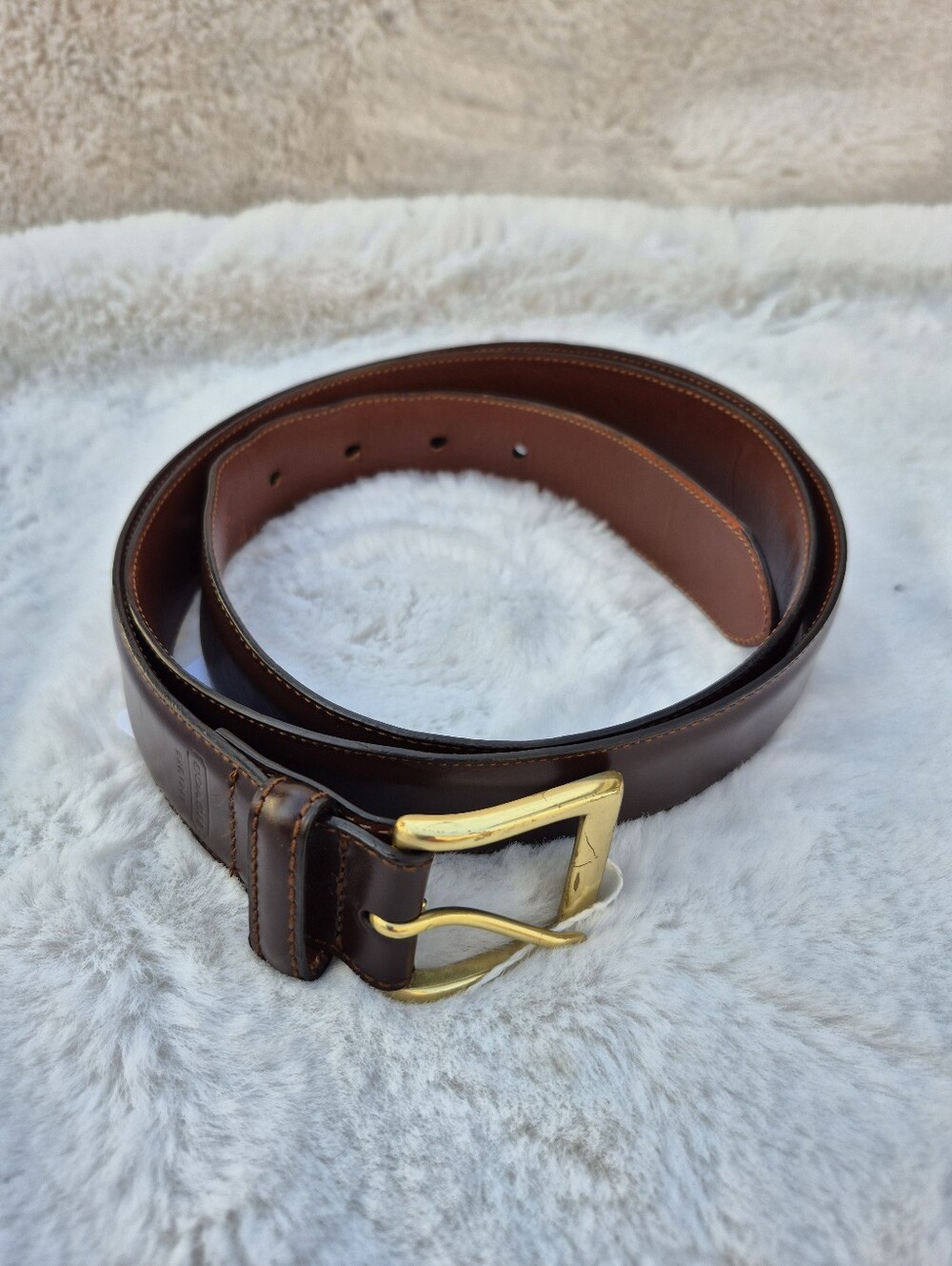 Coach Mens Leather Belt SZ 42